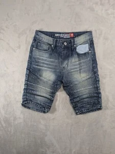 Lion Dynasty Distressed Denim Shorts Boys Size 14 Slim - Picture 1 of 5