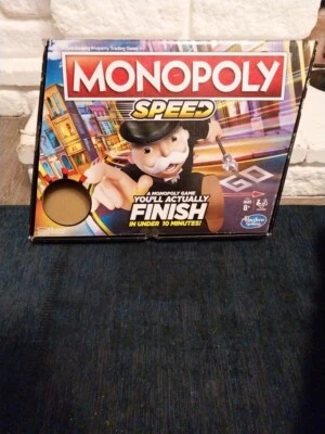 Hasbro Monopoly Speed Board Game - Image 1 of 4