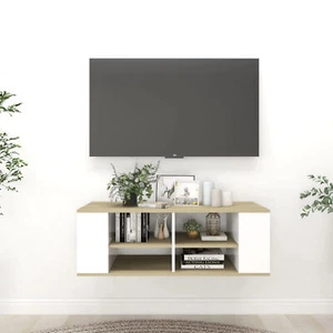 Tidyard Wall Mounted TV Cabinet TV Stand Cabinet TV Unit Storage Shelf T5T6 - Picture 1 of 7