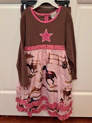 Ann Loren Cowgirl horses country Set Size Girls 6 NWOT Boutique - Image 1 of 4