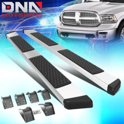 For 2009-2022 Dodge Ram Crew Cab 5.5" OD Side Step Nerf Bar Running Board Chrome - Image 1 of 4