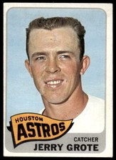 1965 TOPPS JERRY GROTE 504 VG BASEBALL HOUSTON ASTROS