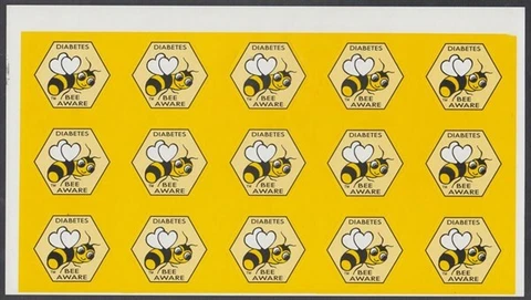 NEW ZEALAND CINDERELLA SHEETLET DIABETES BEE (ID:73/D3892) Cover