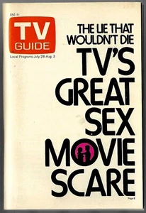 July 1973 TV GUIDE 'The Great Sex Movie Scare'    No Mailing Label - Picture 1 of 1