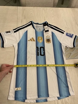 Camiseta de fútbol local Argentina 25/26 talla hombre grande Messi 10 Mundial 2026 Foto 1 de 4