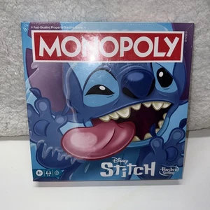Stitch Edition Monopoly Board Game, Officially Licensed Game, Kids Games - Picture 1 of 2