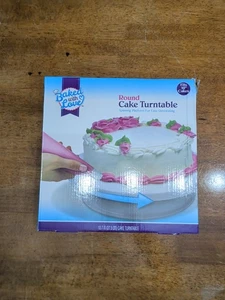Baked with Love Round Cake Turntable 10" Cake Spinning For Easy Decorating Displ - Picture 1 of 2
