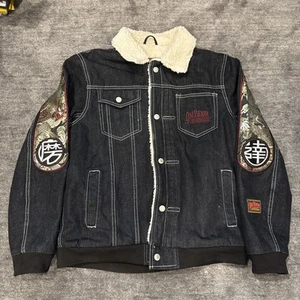 Giacca ONI DENIM Selvedge Boa indaco taglia L made in Japan moda motociclista - Foto 1 di 13