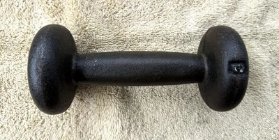 MANCUERNA DE HIERRO FUNDIDO DE 3 LIBRAS VINTAGE SIN MARCA - COMO EN LA FOTO Foto 1 de 4