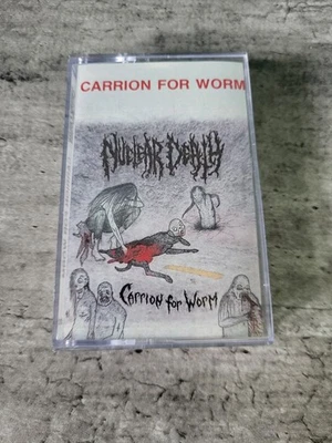Nuclear Death: Carrion For Worm Cassette Tape 1991 Wild Rags Records Tested - Image 1 of 4
