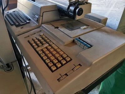 1972 Olivetti P603 accounting machine P602 Editor 4 computer vintage restoration - Immagine 1 di 2