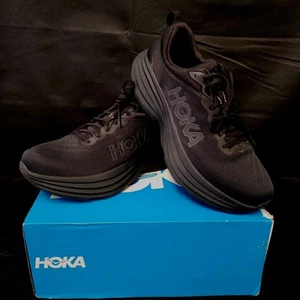 Hoka One One Uomo 13 D - Bondi 8 - # 1123202 - BBLC Nero Nuovo con scatola - Foto 1 di 7