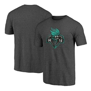 Men's Black New York Liberty Distressed Team Tri-Blend T-Shirt - Picture 1 of 3