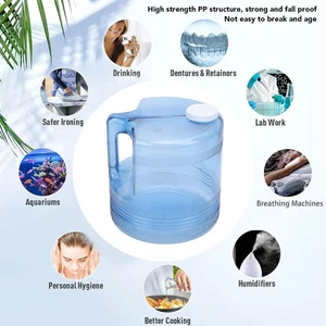 Distilled Water Bottle Jug Stable Structure Distiller Water Container 4L For - Picture 1 of 12