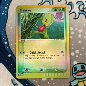 Treecko 80/97 Reverse Holo EX Dragon Pokemon Card Vintage 2003 MP - Picture 1 of 4