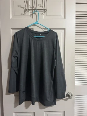 Camisa deportiva de manga larga para mujer talla XL Foto 1 de 4