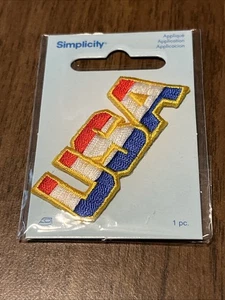 Simplicity USA 🇺🇸 Iron-on Decal Patch Appliqué - NOS 2011 - Picture 1 of 3