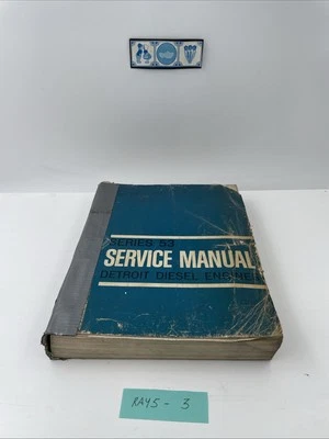 Detroit Diesel Engines Serie 53 Servicio Mantenimiento Book Shop Manual 4-53 6V53 Foto 1 de 4