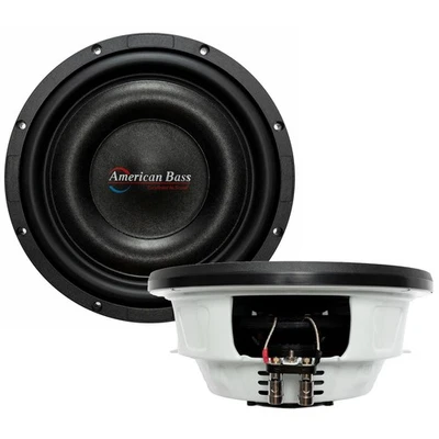 (2) AMERICAN BASS TITANIUM 10” SLIM SHALLOW-MOUNT DUAL 4-OHM SUBWOOFERS (1 PAIR) - Image 1 of 4