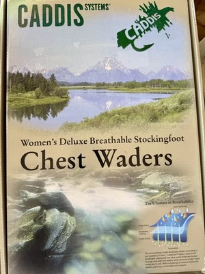 Medias transpirables Caddis para mujer atractivas verde azulado de lujo para pies vadeador de pecho XL Foto 1 de 4