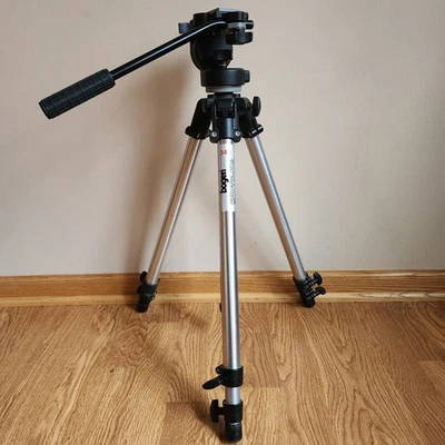 Manfrotto Professional Tripod Bogen 3411 With 3130 Head Made in Italy - Image 1 of 4
