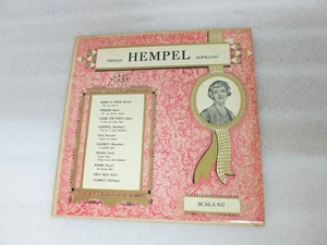 Frieda Hempel Soprano vinyl record Scala 832 - Picture 1 of 3