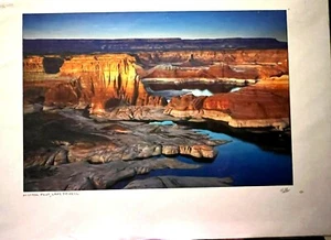 Photograph Lake Powell, Alstrom Point signed Tom Bollinger Light Catcher Studio - Picture 1 of 6