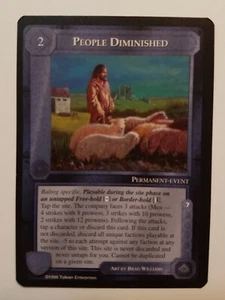 MIDDLE-EARTH CCG MECCG THE BALROG PEOPLE DIMINISHED MEBA BALROG'S HOST LOTR CARD - Picture 1 of 2