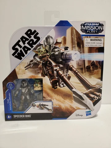 Mission Fleet Expedition Mandalorian and Child Figures with Speeder Bike new Cover