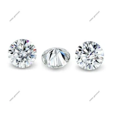 4 MM Lab Grown CVD Diamond 4 Pcs Round Cut Grade D CERTIFIED VVS1 Lot - Image 1 of 4