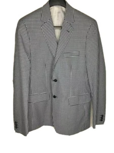 Herren Irvine Park Blau Gingham Sport Mantel Blazer Jacke *Neu ohne Etikett - Bild 1 von 11