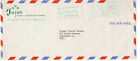 Us 1956 Green Meter Advertising Airmail Cover Irish Tourist Information, New Yor