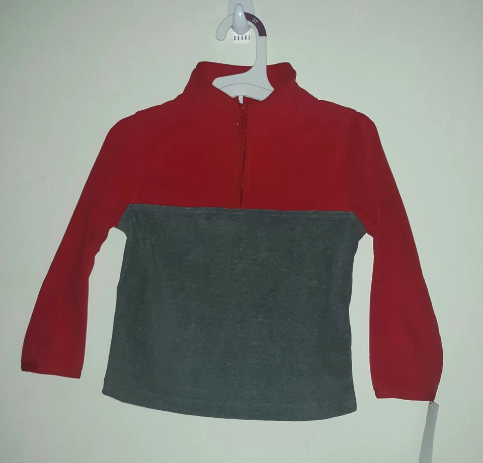 Pullover polar con cremallera en cuarto Osh Kosh 2t para niños.  NUEVO con etiqueta.   Foto 1 de 1