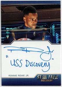 Star Trek Discovery Season Three - Ronnie Rowe Jr - Inscription Auto Card v3