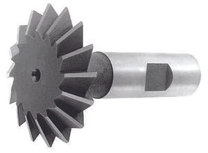 2-1/4 x 7/8 x 90º HSS Double Angle Cutter - Shank Type - USA - Picture 1 of 1