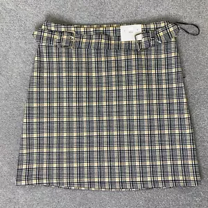 F&F Mini Skirt Black Grey and Beige UK8 Womens Brand New with Tags - Picture 1 of 9