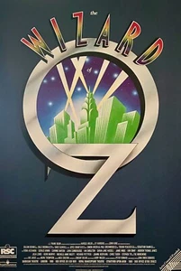 POSTER RSC WIZARD OF OZ STRATFORD-UPON-AVON 1989 30"" X 20"" ARROTOLATO NUOVO - Foto 1 di 1