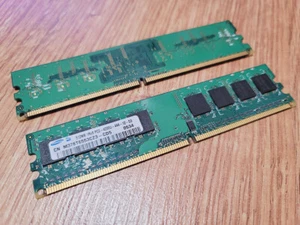 Samsung 512MB x 2 = 1GB of DDR2 PC2-4200U-444-12-D3 Desktop Memory - Picture 1 of 1