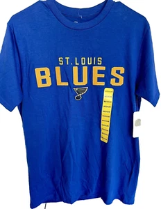 ST. LOUIS BLUES T-Shirt (Hockey) (New) Medium Short Sleeve - Picture 1 of 4