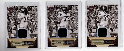 3x-2011 Panini Joe Greene Timeless Treasures Jersey Cards/250-Steelers Football - Image 1 of 2