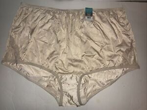 NWT Vanity Fair Silky Panties Sz 12 5XL Perfectly Yours Lace Inset Cotton Gusset
