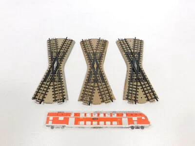 3x Märklin H0 00 AC Crossing (M Track) for 3600/800, Used #CN842-0, 5 - Image 1 of 4