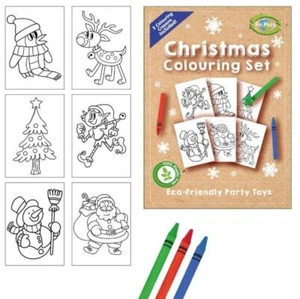 Eco Friendly Christmas Colouring Sets - Picture 1 of 3