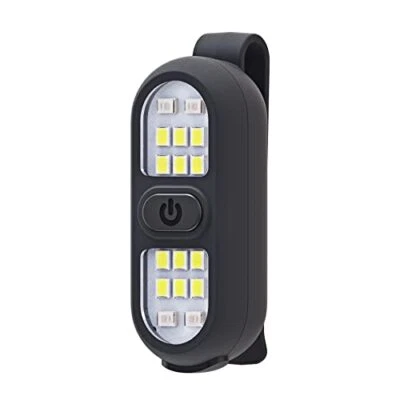 Clip on Flashlight, Running Light for Runners Rechargeable Safety Lights Black Foto 1 de 4