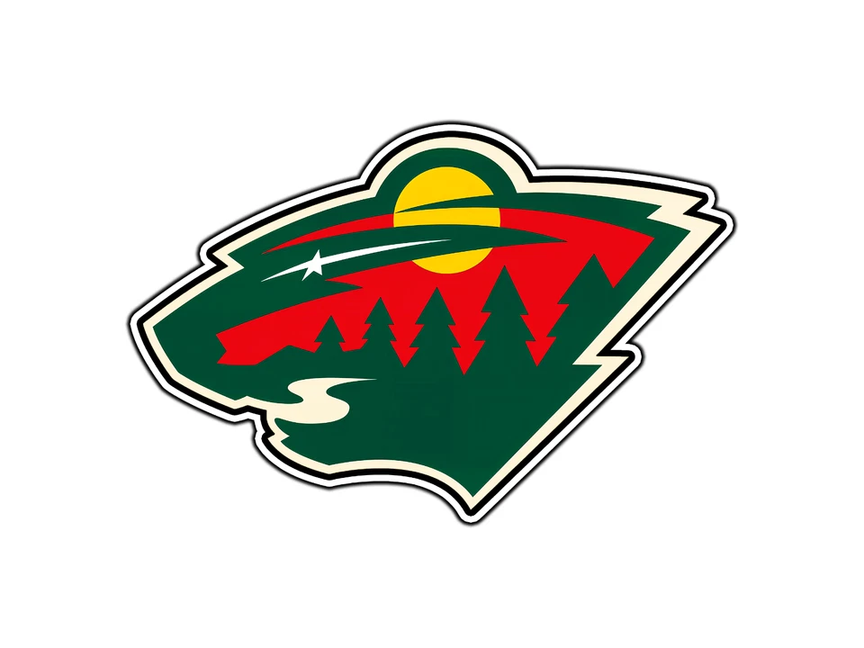 Minnesota Wild Logo Hockey Sticker Waterproof Vinyl Decal Die-Cut Car Laptop