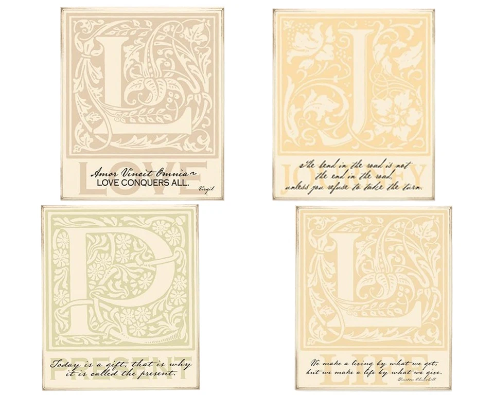 Vintage DANIELSON DESIGNS Wooden Signs Inspirational Indoor Plaques*  NEW - Image 1 of 1