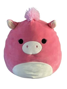 "Malvavisco blando Pegaso Peluche Rosa Oscuro Paloma El Pegasus Súper Suave Grande 16" - Imagen 1 de 4