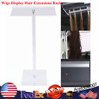 Clear Acrylic Wigs Display Hair Extensions Rack Hair Strands Holder Stand 60cm