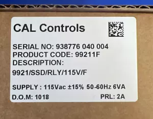 CAL Controls 99211F Digitaler Temperaturregler 9921/SSD/RLY/11V/F - Bild 1 von 4