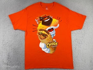 Taco Johns Shirt Mens Large Orange Flaming Hot Cheetos Burrito Chester Cheetah - Picture 1 of 18